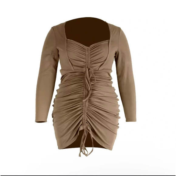 NEW💕 Plus Size Drawstring Dress - Picture 2 of 8